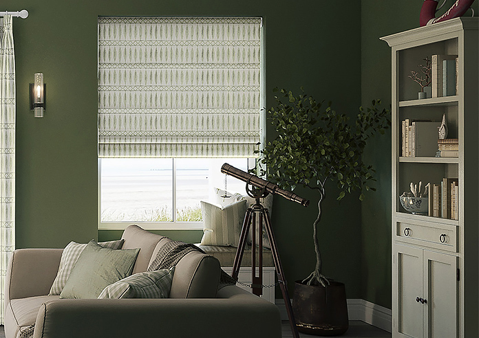 Nazca, Pistachio - Twist&Fit Roman Blind - Image 3